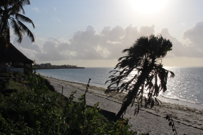 The Mombasa coastline