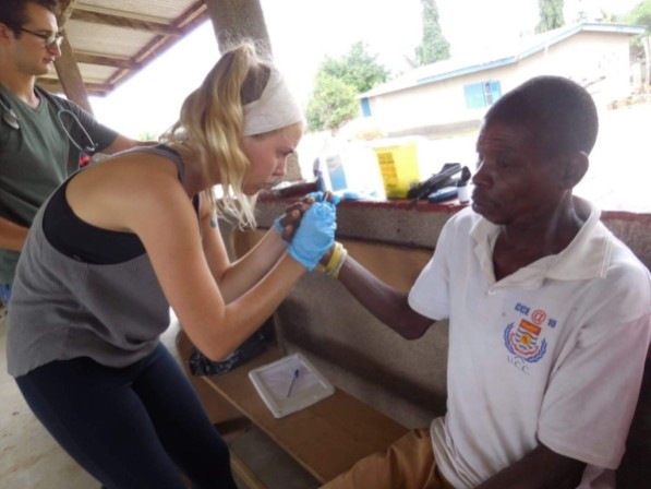 Testing for malaria in the community