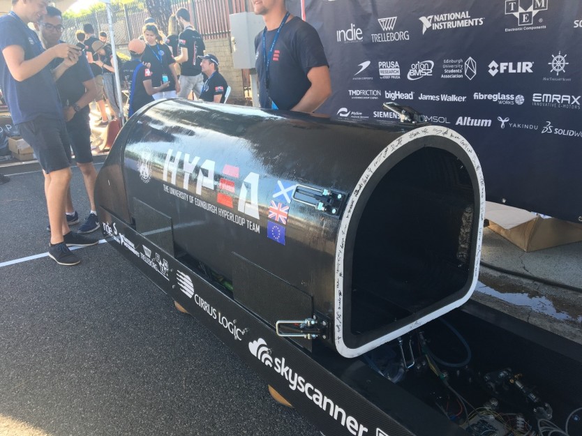 Poddy the Second in SpaceX Hyperloop Competition